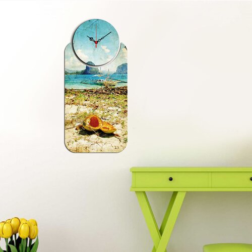 Wallity zidni sat YMS-11, 68x32 cm, 2 dela Cene