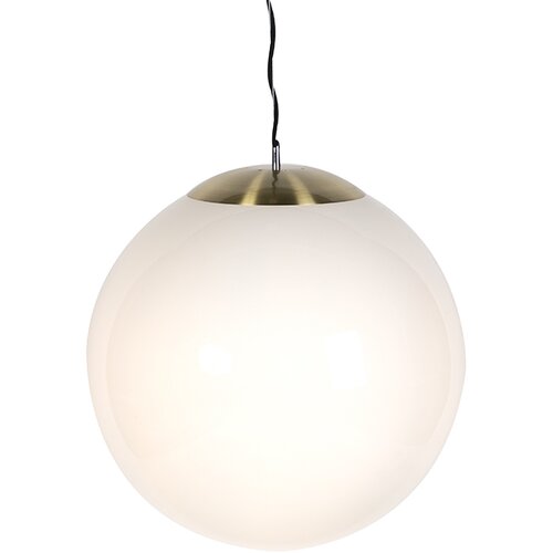 QAZQA Skandinavska viseča svetilka opalovo steklo 50 cm - Kroglica 50 Cene
