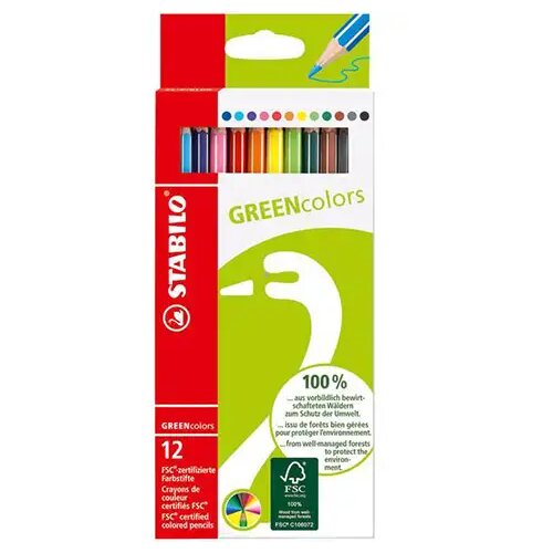 Stabilo Stabilo: FSC GREENcolors 12-delni komplet barvnih svinčnikov Cene