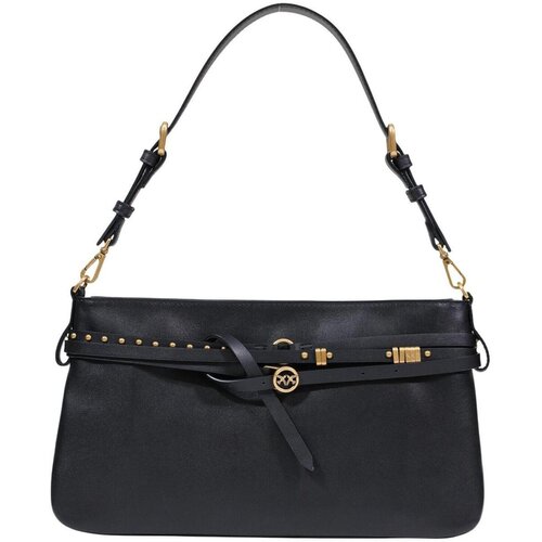 Pinko Torbe za čez ramo BELT BAG CLASSIC VITELLO MORBI 106176 A0QO Črna Cene
