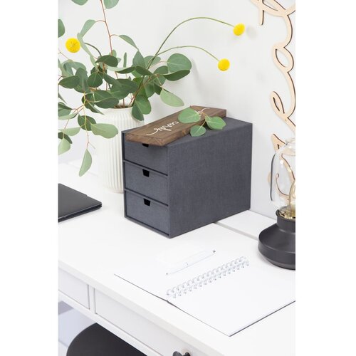 Bigso Kartonast organizator za predale Ingrid Canvas Paper Laminate &amp;ndash; Slike