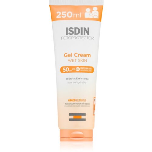 ISDIN Fotoprotector Wet Skin za&amp;scaron;čitna nega proti sončnemu sevanju z vlažilnim učinkom SPF 50 250 ml Slike