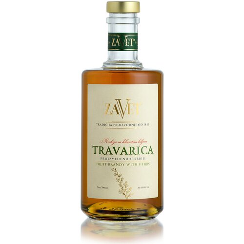 Zavet Rakija Travarica 40% vol, 700ml Slike