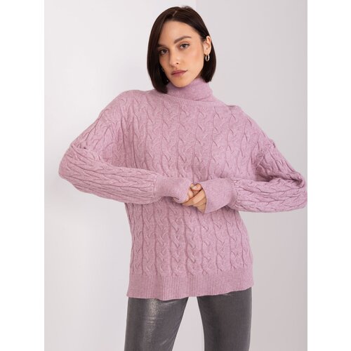 Wool Fashion Italia Sweater-AT-SW-2348.07-light purple Cene