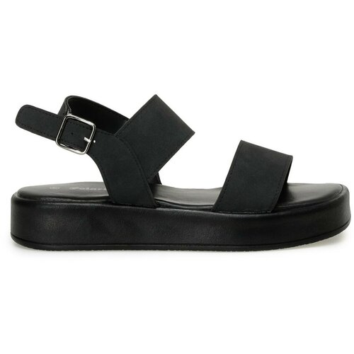 Polaris Sandals - Black - Flat Cene