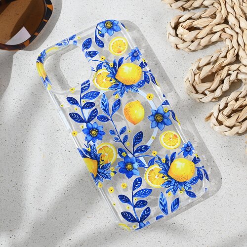  Maska za iPhone 15 6.1 Mediteran Lemon Print Magsafe Cene