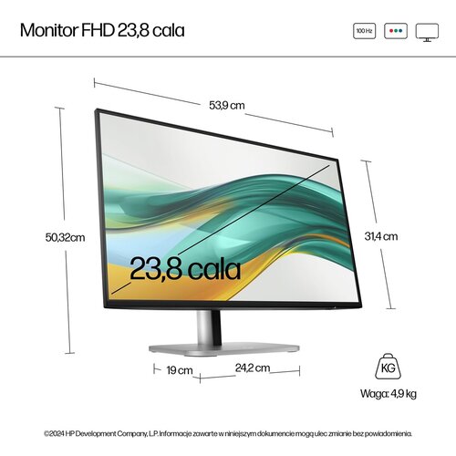 HEWLETT-PACKARD HP Series 5 Pro 23.8 inch FHD Monitor - 524pf Cijene