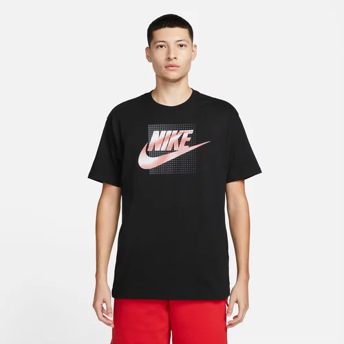 Nike Majica antracit siva / pastelno crvena / crna / bijela