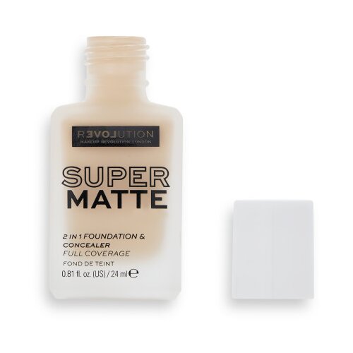 Relove by Revolution tekoča podlaga - Supermatte Foundation - F2 Cene