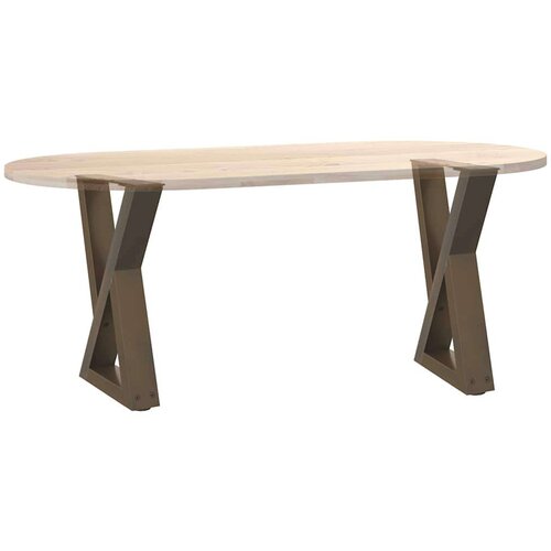  Noge za stolić za kavu 2 kom Prirodni čelik 38x(42-43 3) cm Slike