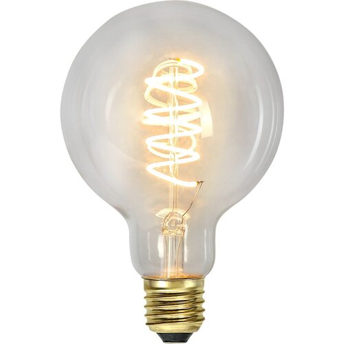 Star Trading LED/sa žarnom niti žarulja s mogućnosti zatamnjivanja s toplim svjetlom E27, 4 W Spiral Filament &amp;ndash; Slike
