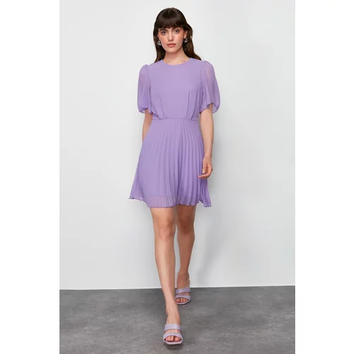 Trendyol Purple Woven Mini Dress