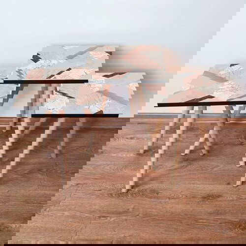 Hanah home 3Shp317 - pink pinkbeigewhiteblack nesting table (3 pieces) Cene