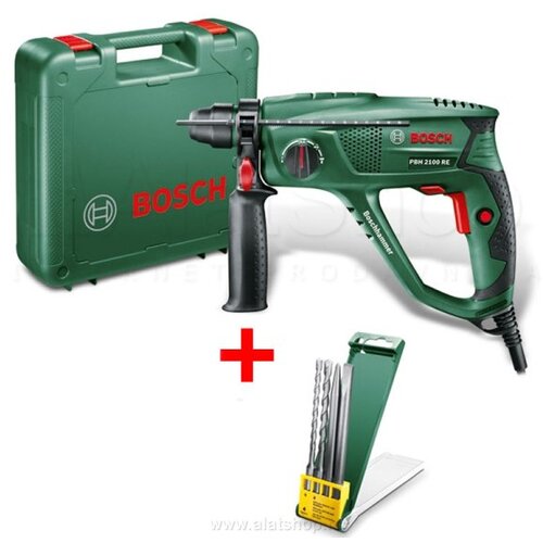 Bosch Elektro-pneumatski čekić za bu&amp;scaron;enje PBH 2100 RE + 2 x burgija + 2 x dleto Slike
