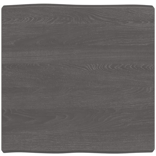 Stolna ploča tamnosiva 60 x 60 x (2 - 6) cm obrađena hrastovina Slike