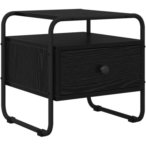  Noćni ormar Crni hrast 40 x 39 5 x 40 cm Konstruirano drvo - Crni hrast 1 Slike