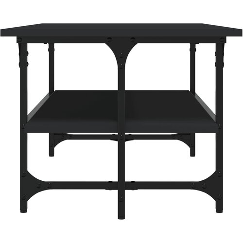  Stolić za kavu crni 100 x 50 x 40 cm konstruirano drvo Slike