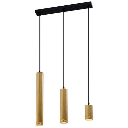 Candellux Lighting Viseča svetilka s kovinskim senčnikom v črni in zlati barvi 6x46 cm Tubo - Candellux Lighting Slike