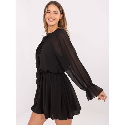 RUE PARIS Dress-MI-SK-A1554.26-black Slike