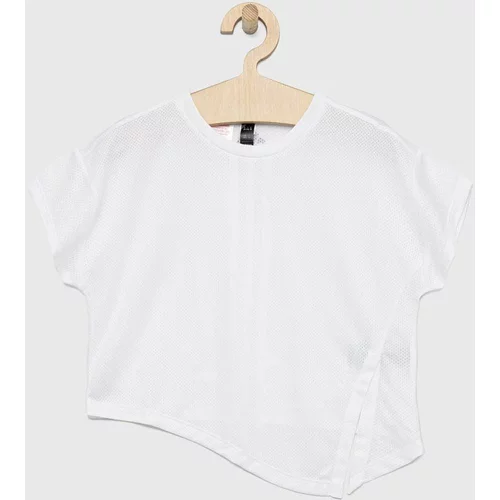 Adidas Otroška kratka majica G HIIT bela barva
