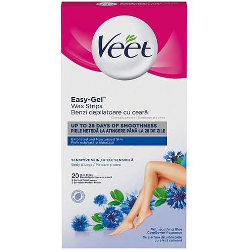 Veet Trake za depilaciju nogu Sensitive 20/1 Slike