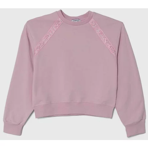 Pinko Up Otroški pulover roza barva