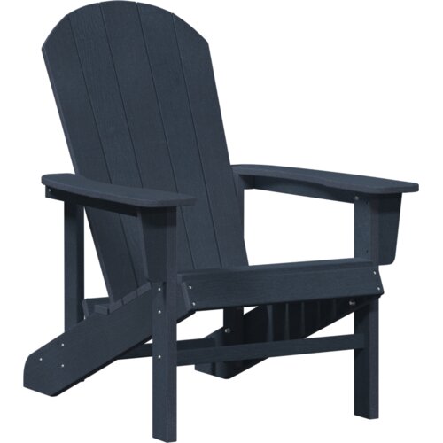 VidaXL Adirondack stolice 2 kom Tamnoplava 74x82x90 cm HDPE Slike
