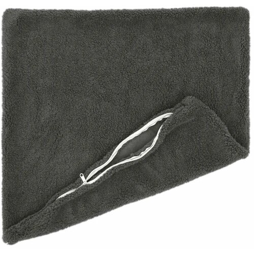  Presvlaka za jastuk 2 kom. HEERLEN Tamnosiva 65 x 65 cm Boucl&amp;eacute; - Tamnosiva 65 x 65 cm 2 Slike