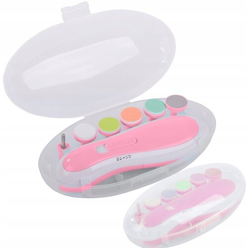 VERKGROUP Brezžični baterijski brusilnik za nohte za dojenčke otroke in odrasle roza, (5000243416) Cene
