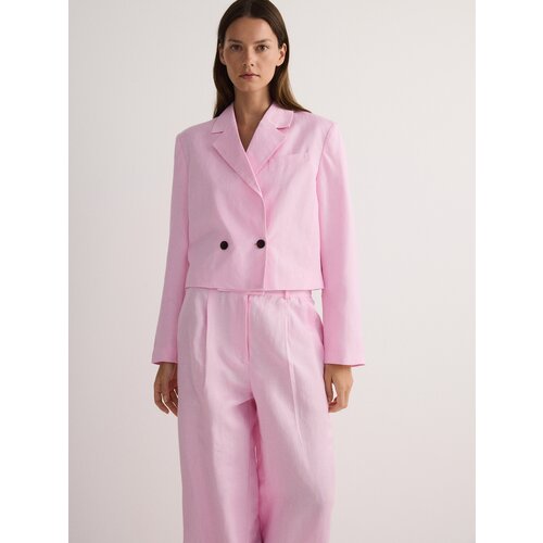 Reserved - LADIES` BLAZER - pastelnoružičasto Slike