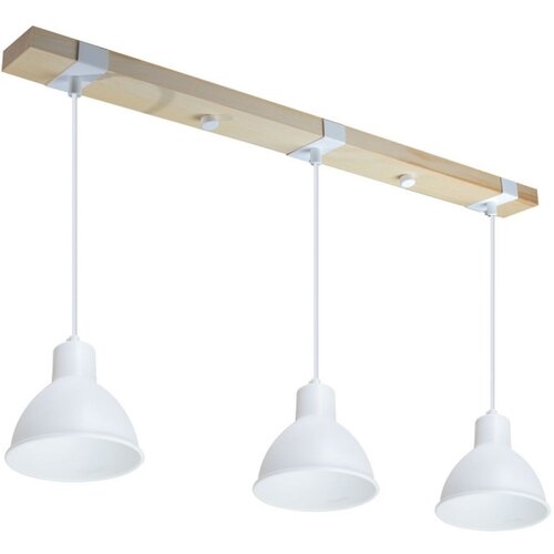  Luster na sajli 3xE27/40W/230V bela Slike