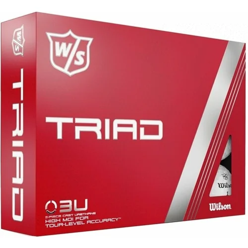 Wilson Staff Triad White 12-Ball White