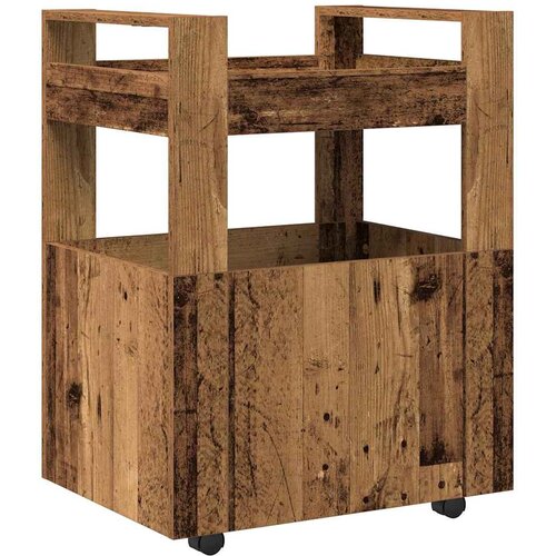  Kuhinjski kolica Staro drvo 60 x 45 x 80 cm Konstruirano drvo Slike