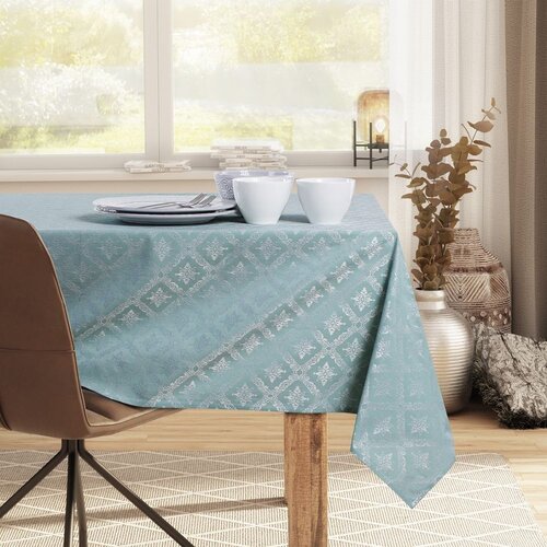 DecoKing stolnjak Maya 110x140 cm, mint zelena Slike