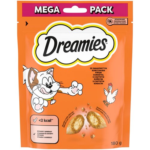 Dreamies pribolj&amp;scaron;ek za mačke pi&amp;scaron;čanec 180 g Slike