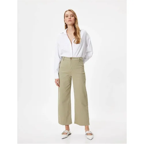 Koton Wide Cropped Jeans High Waist - Sandra Jeans