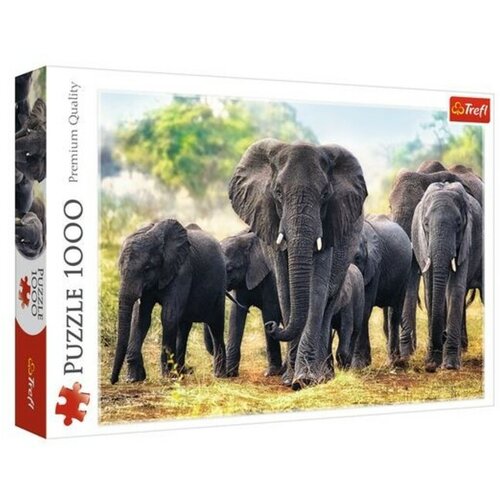 Trefl Puzzle - African elephants - 1.000 delova Cene