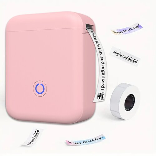 INF Kompaktni termalni tiskalnik nalepk Bluetooth USB Type-C 203 dpi Pink, (5000446623) Slike