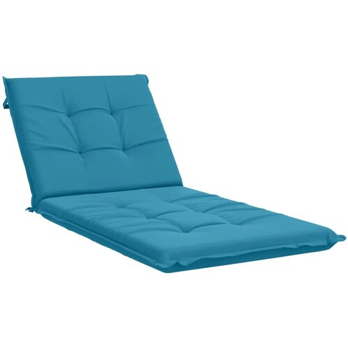  Jastučić za ležaljku GEMERT 100% poliester Svjetloplava - Svjetloplava 190 x 90 x 9 cm Poliester Slike