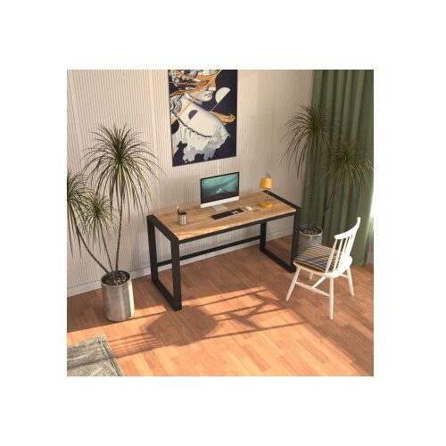Hanah home marsilya 122 - atlantic pine, black atlantic pineblack study desk Cene