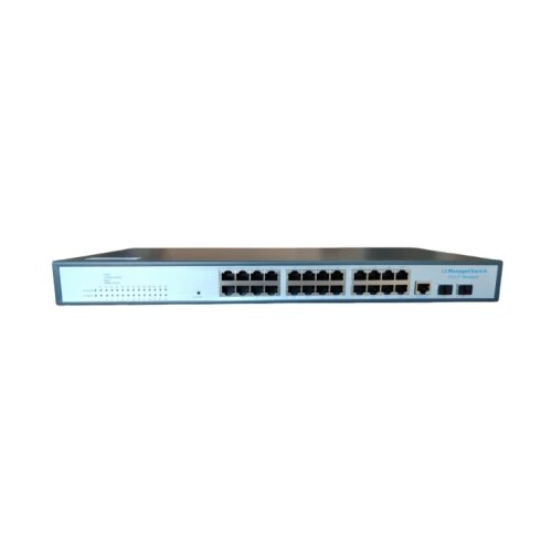 ExeLink SG2526 switch 24x10/100/1000 Base-T:2x1000 base-x sfp porta L2 managed Cene