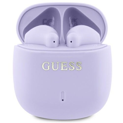 Guess BREZŽIČNE TWS BLUETOOTH SLU&amp;Scaron;ALKE ZA IPHONE SAMSUNG VIJOLIČNE, (21968832) Slike