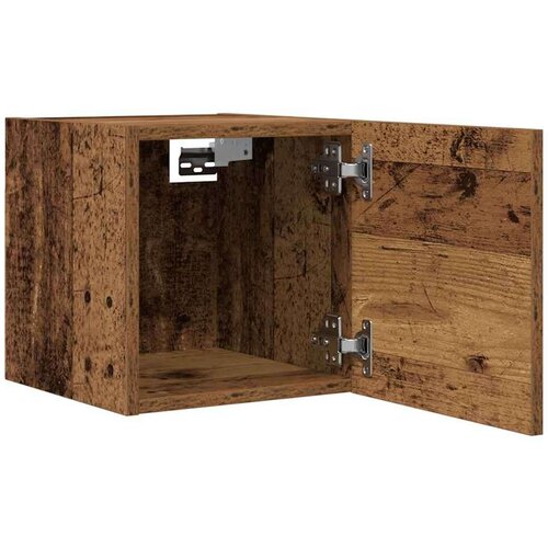  2-dijelni zidni TV ormarić Staro drvo 30 5x30x30 cm Slike