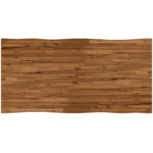  Stol za blagovanje s prirodnim rubom 160 x 70 x 75 cm Prirodna Slike