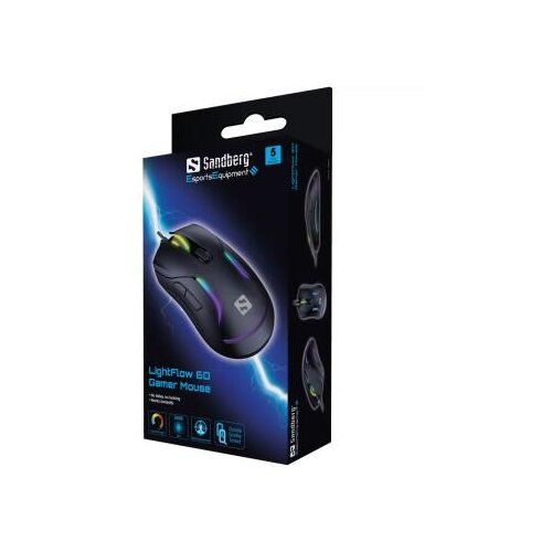 Sandberg 640-27 LightFlow 6D gaming mi&amp;scaron;ka Slike