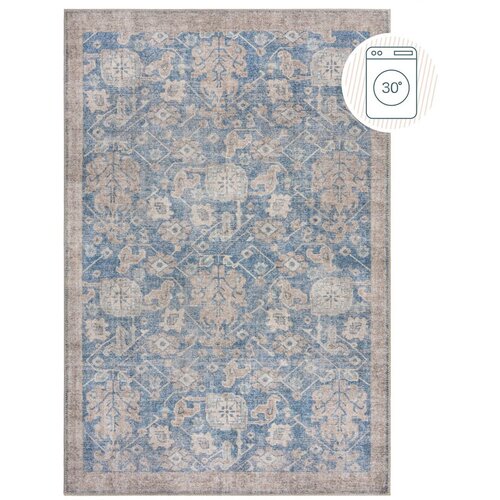Flair Rugs Modra pralna preproga 190x290 cm Orelia Global &ndash; Cene