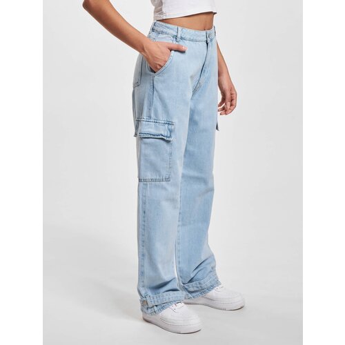 DEF Women&amp;#039;s cargo pants Mika - blue Slike