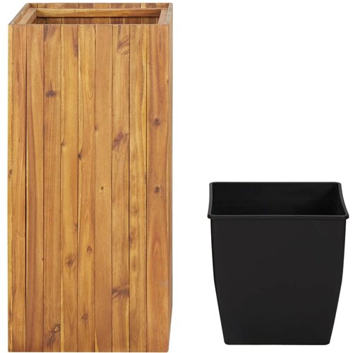  Vrtna sadilica od masivnog bagremovog drva 43,5 x 43,5 x 90 cm Slike