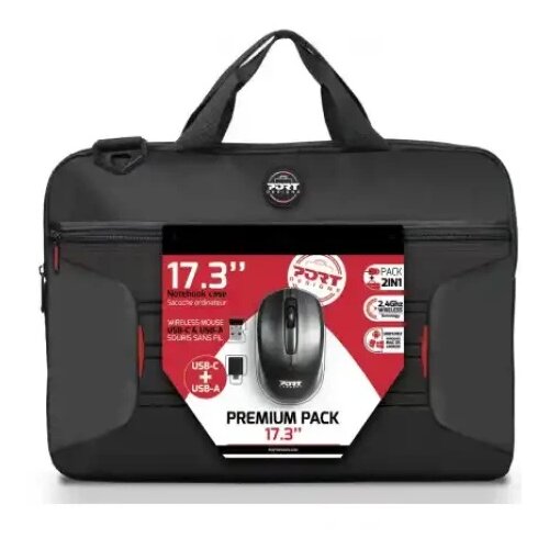 Port Designs Premium pack + mi&amp;scaron; Torba za Laptop 17.3 Slike