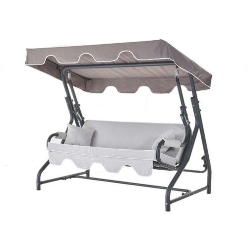 Hanah home olea Multicolor Garden Triple Swing Chair Cene